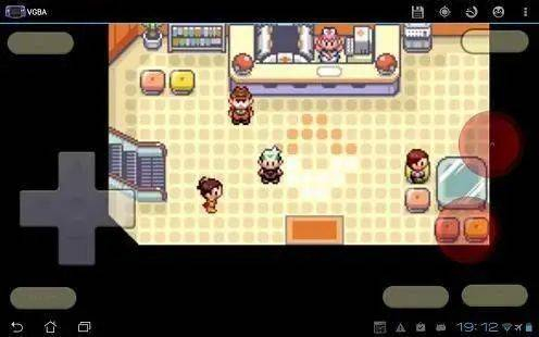 使用模拟器在电脑上游玩GBA版《宠物小精灵》的画面