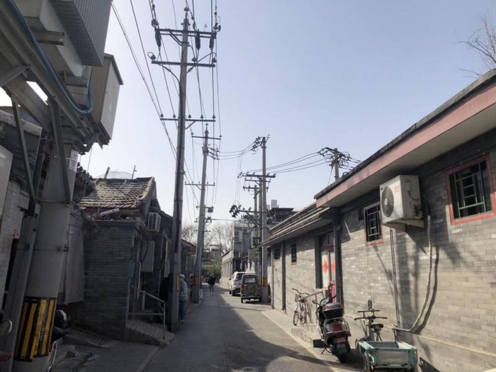 北京钟鼓楼周边的胡同，此次被列入申请式退租项目。 陆肖肖摄