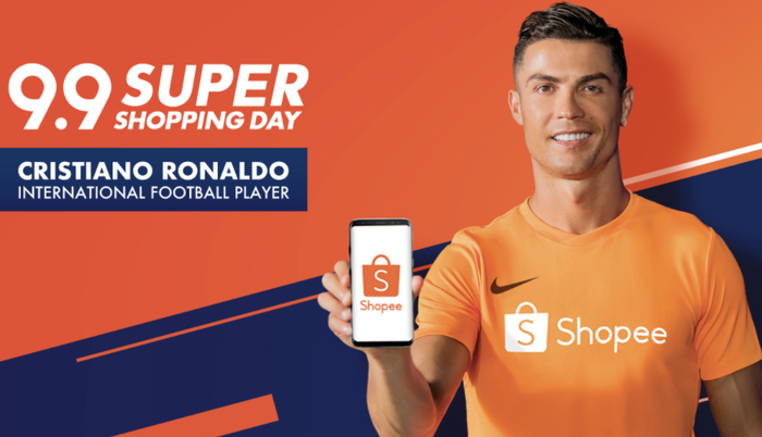 C罗都被拉来给Shopee打广告