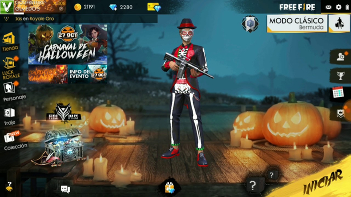 FreeFire亡灵节主题皮肤