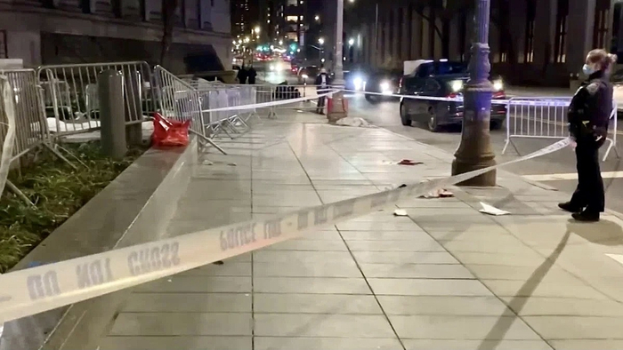 △中国男子在曼哈顿唐人街被刺伤