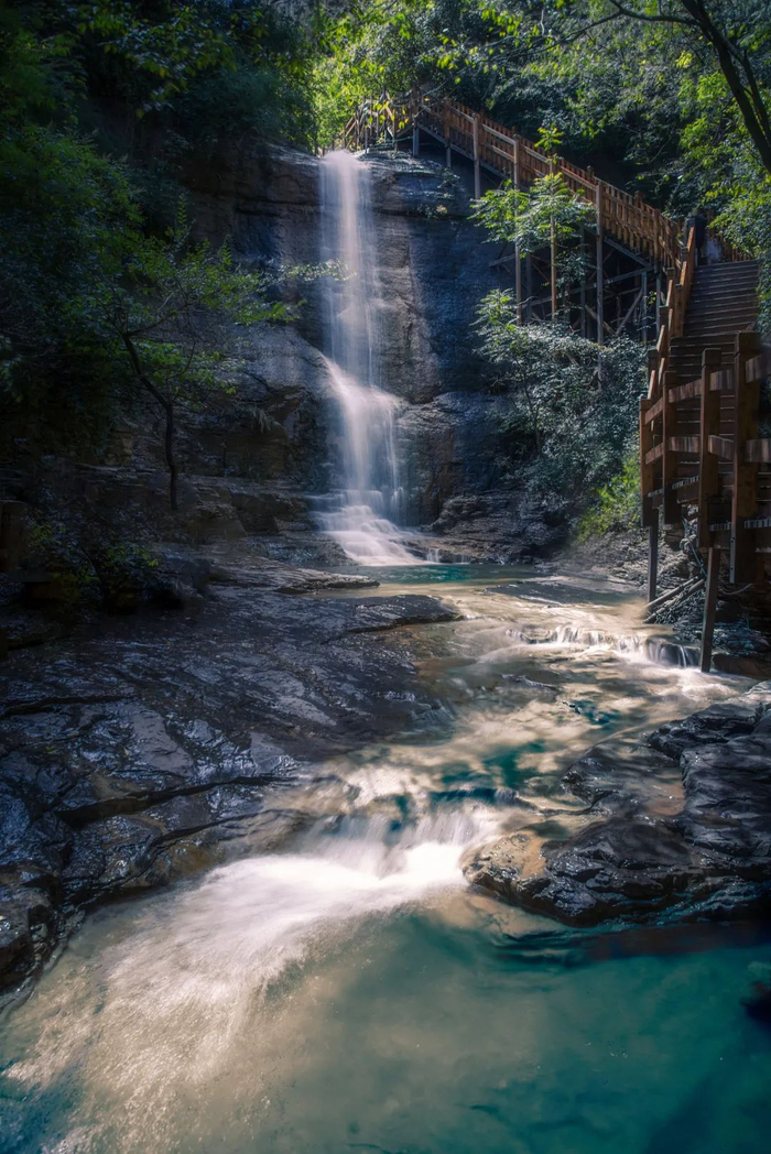 ▲ 位于青州市山区的梵音潭。图/视觉中国