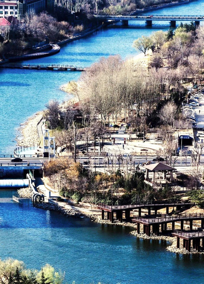 ▲ 白浪河，穿过潍坊城区。摄影/齐鲁老姜Sino，图/图虫·创意