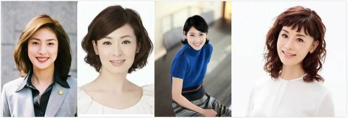 左起：天海佑希、檀丽、黑木瞳、大地真央