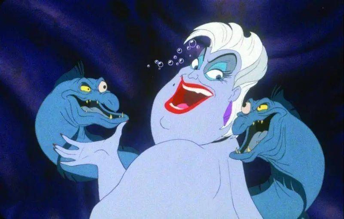 ▲ 海巫婆乌苏拉和手下胡善与贾善