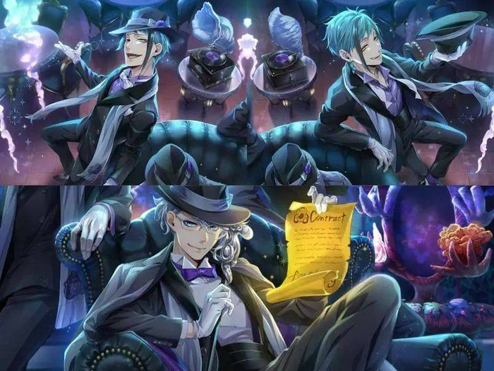 ▲ OCTAVINELLE寮的寮长阿兹尔和他手下的双胞胎