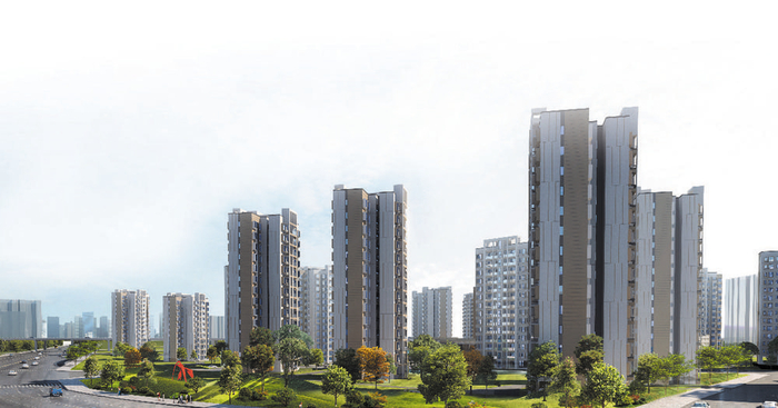 未来科技城草池罗家社区二期效果图