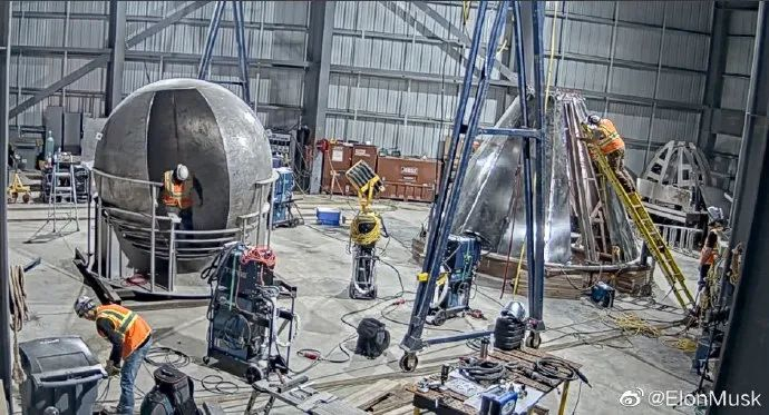 图| Starship 轨道飞行器 SN1 发射台 （来源：weibo）