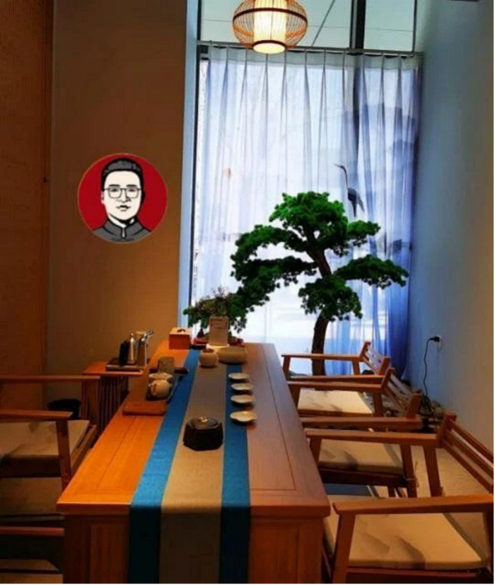 （图为张金肖共享茶室）
