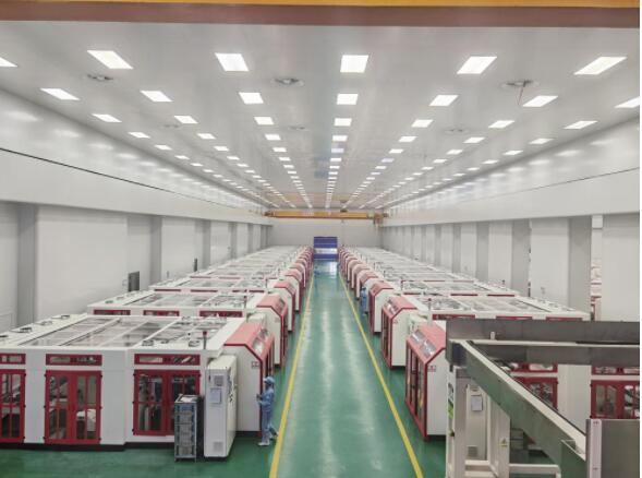 生箔车间。宋翠茹摄