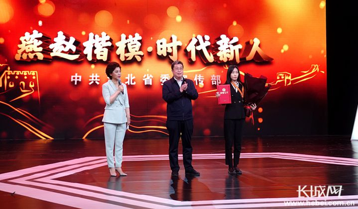 “燕赵楷模·时代新人”发布厅录制现场。长城网记者 刘澜澜 摄