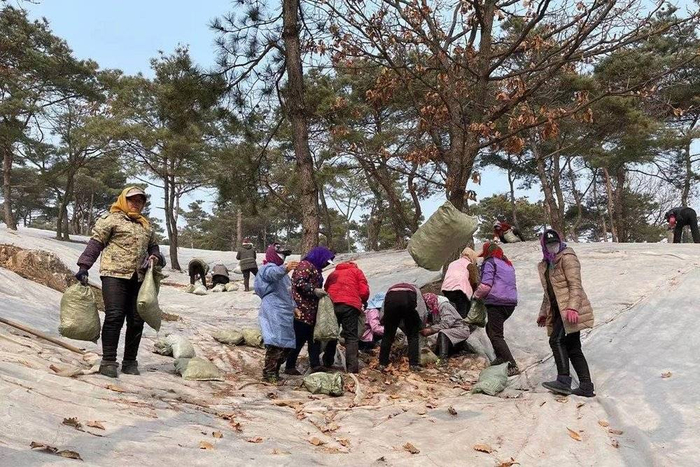 正在干活的工人们 ©胡卉 摄