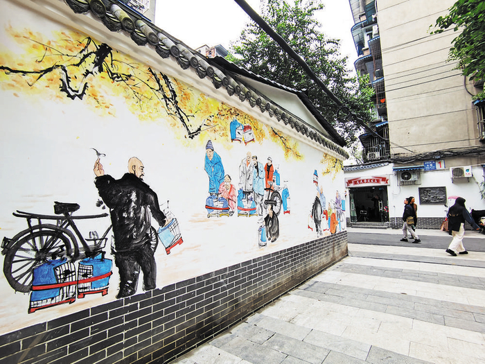 墙面美化后，人居环境品质进一步提升