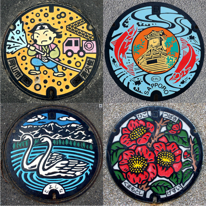 日本窨井盖，将美观变成实用功能的一部分