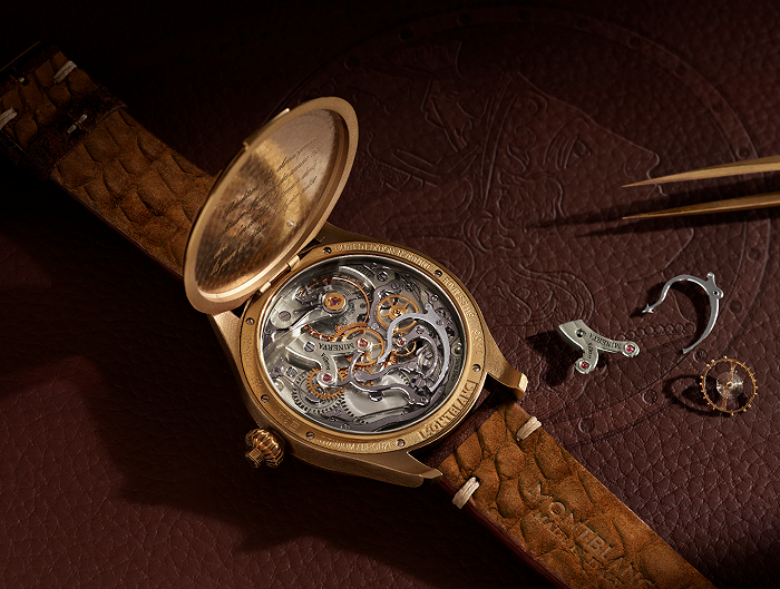 全新1858系列单按钮计时码表（美耐华珍藏限量款）  图片来源：万宝龙