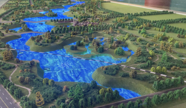 　　图4 开封西湖景区规划沙盘