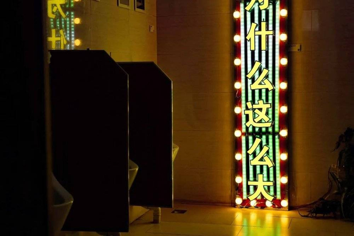 《男厕所为什么这么大》 周建胜 灯牌