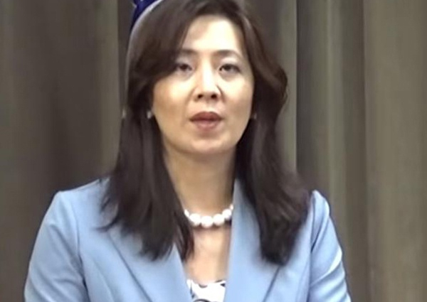 台当局外事部门发言人欧江安 视频截图