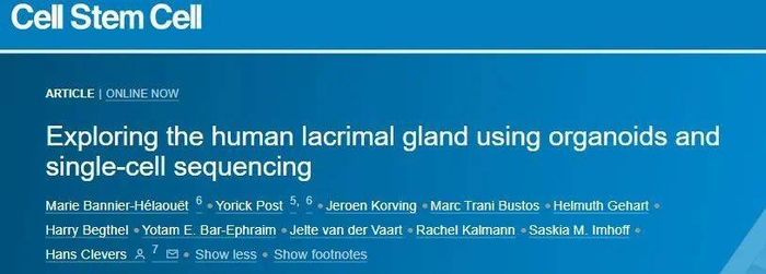 ▲这项研究发表在Cell Stem Cell杂志（图片来源：官网截图）