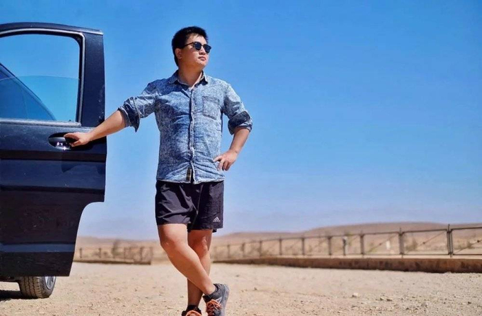 张凯在摩洛哥，受访者供图