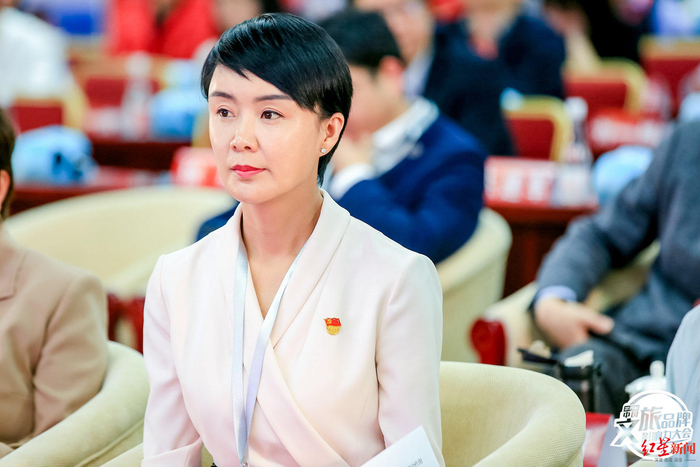 ▲贺娇龙出席第四届中国文旅品牌影响力大会