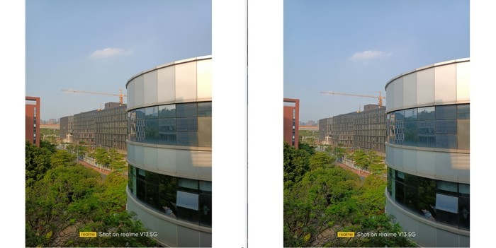 （同构图，左图未开启超清画质，右图开启超清画质）