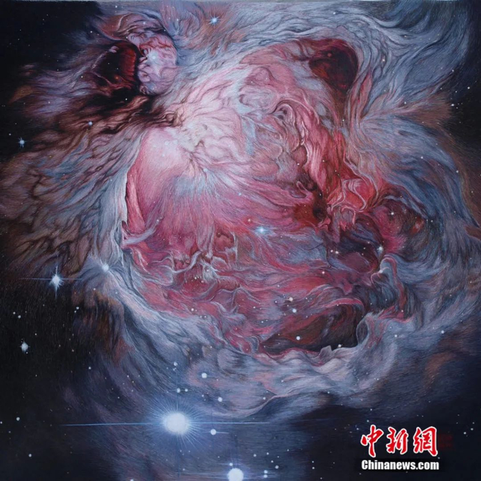 猎户座大星云。 陈英华 供图