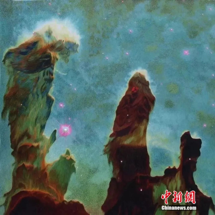  鹰状星云。 陈英华 供图