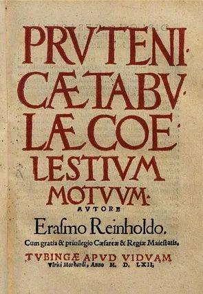 莱因霍德《普鲁士星表》，1562年版（来源：wikipedia.org）