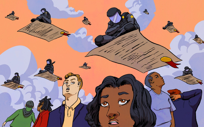 △资质豁免权是美国警察能够为所欲为的法律依据之一。（图片来源：NPR）