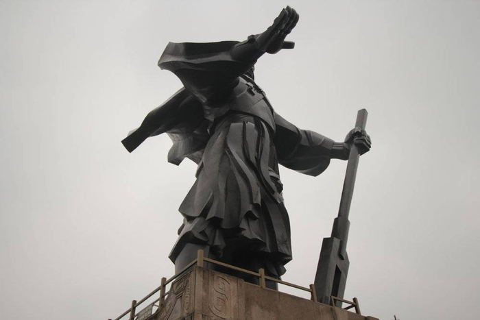 绍兴会稽山，大禹像，镇一方水文。摄影/萬一