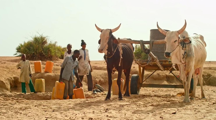 △尼乍得湖畔居民饮水困难