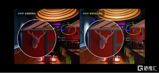 麋鹿挂件，玻塑混合相机拍摄的头像更加清晰