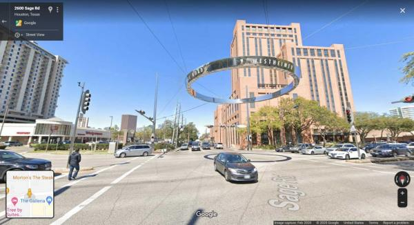 休斯顿的Westheimer St，算是富人区，图源：Google Street View