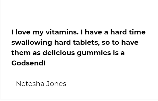 用户对“vitafive”的评价