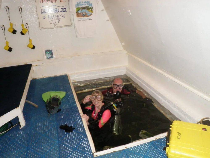 △位于美国佛罗里达州的朱尔斯水下旅馆。/flickr