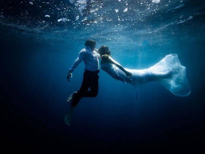 △水下婚礼也逐渐成为潮流。/flickr