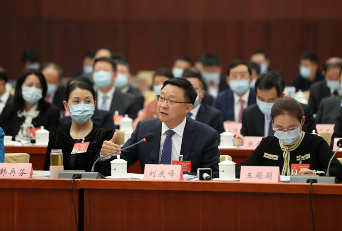 科大讯飞董事长刘庆峰第十九次作为人大代表参加两会。图片来源：凤凰网