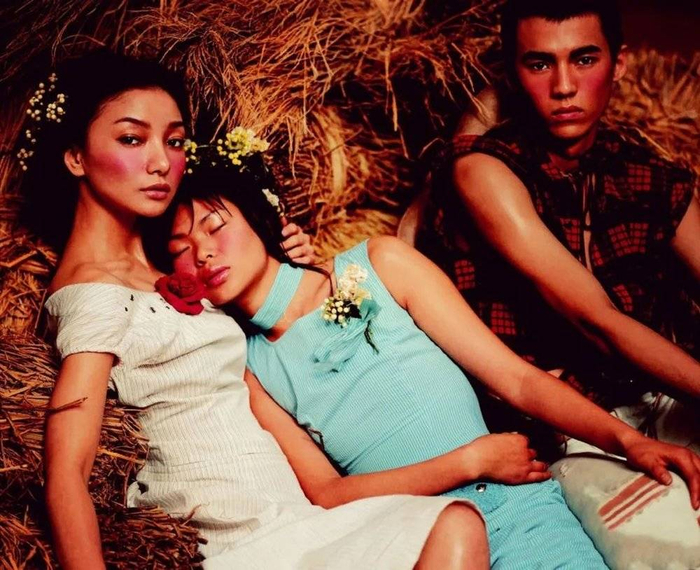 模特时期的春晓 摄影师冯海作品