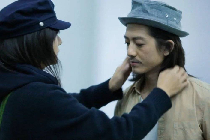 两人一起工作的花絮照