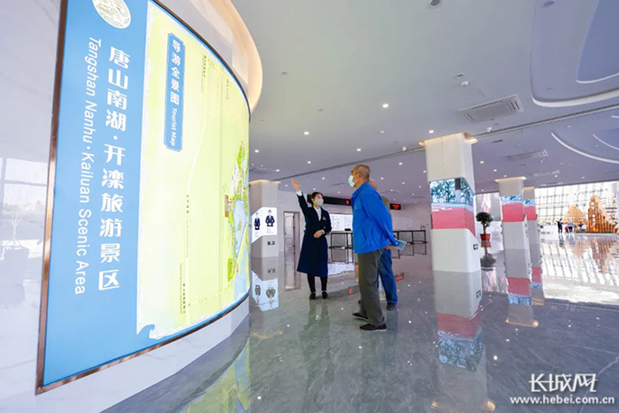 唐山南湖景区焕新亮相。唐山文旅集团供图  