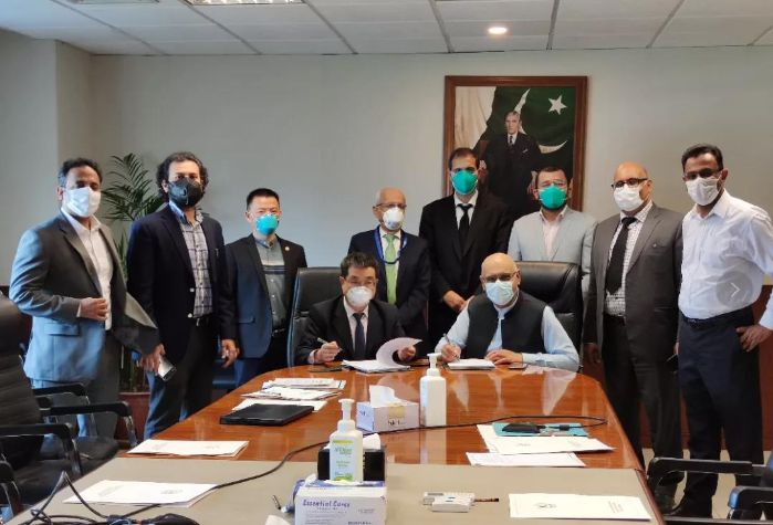 　　▲2021年5月6日，科哈拉水电站项目举行巴基斯坦联邦政府执行协议（GoP-IA）签署仪式。