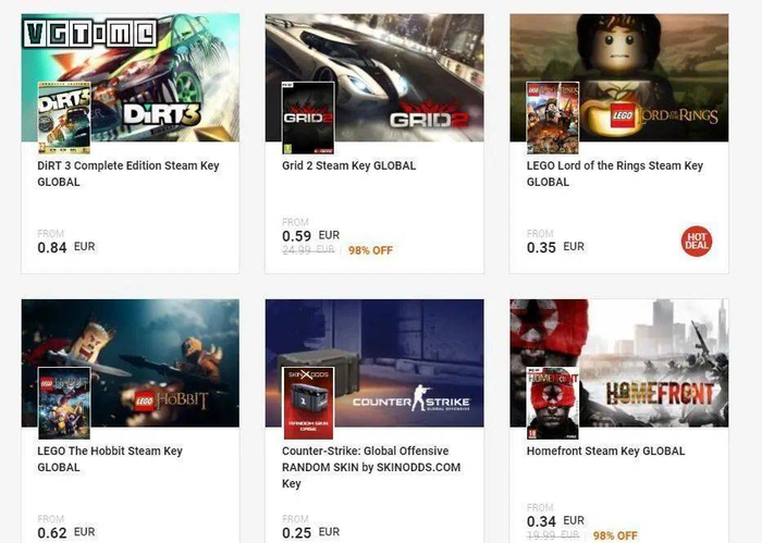 G2A上的廉价游戏