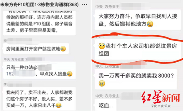  ▲业主群相关聊天信息