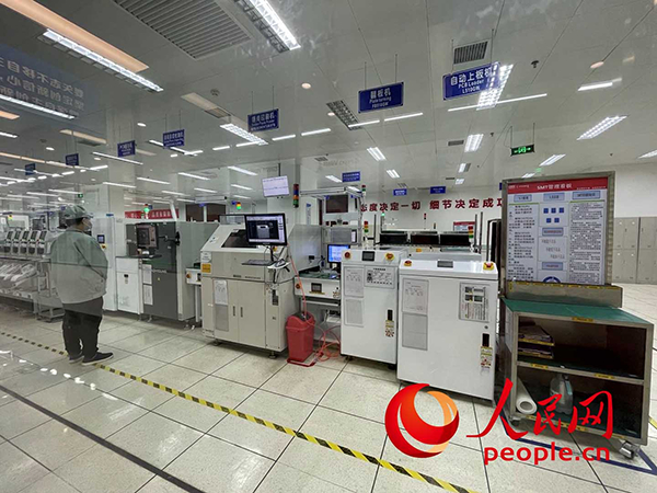 　　湖南长城智能生产车间。人民网记者 余璐摄