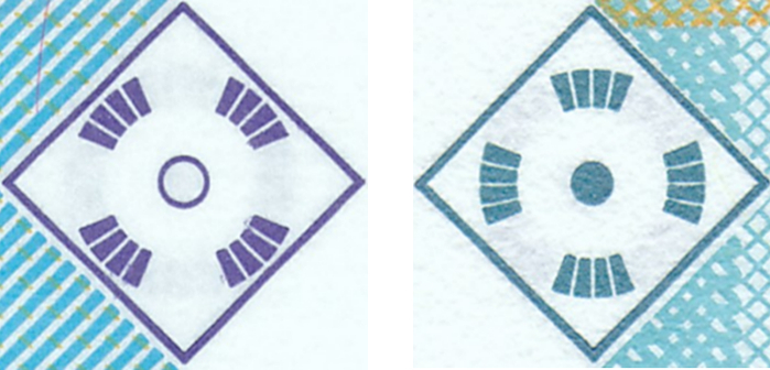 图14  发电机线圈示意图作为防伪对印图案