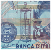 图4  意大利10000里拉上的伏打电堆