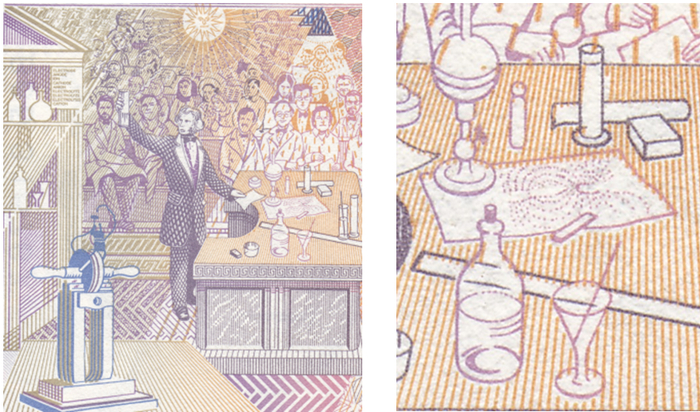 图9  法拉第在圣诞演讲上做科普报告