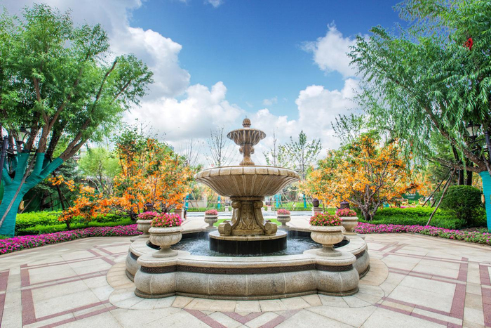 龙江恒大养生谷示范区实景示意图