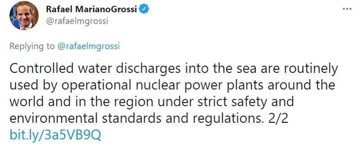 国际原子能机构总干事Rafael MarianoGrossi的观点